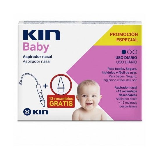 Kin Baby Aspirador Nasal + Recambio 14uds