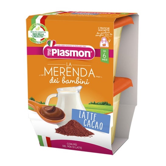 Plasmon Mer.Latte/Cacao*2X120G