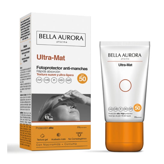 Bella Aurora Ultra-Mat Anti-Blemish Fotoprotector Spf50 50ml