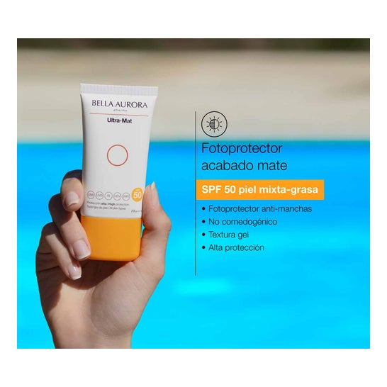 Bella Aurora Ultra-Mat Anti-Blemish Fotoprotector Spf50 50ml