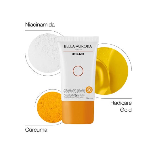 Bella Aurora Ultra-Mat Anti-Blemish Fotoprotector Spf50 50ml