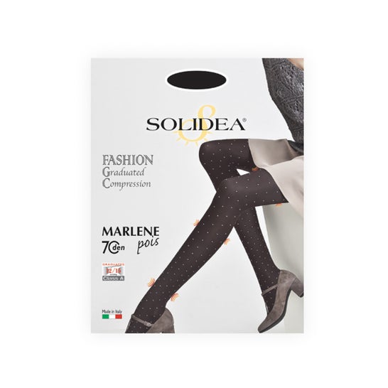 Solidea Marlene Pois 70 Opaque Collants Moka 4 TL 1 Unidade