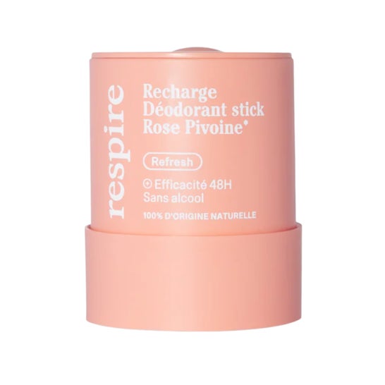 Respire Recarga Desodorizante Stick Rosa Peônia 48h 50 g