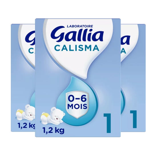 Gallia Calisma Pack Leite em Pó 1 0-6M 3x1.2 kg