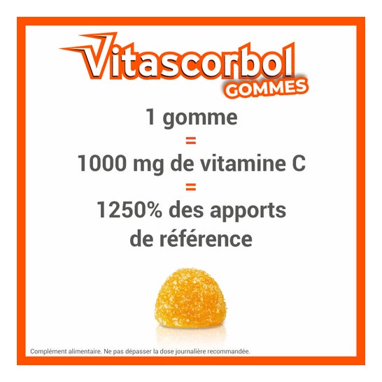 Vitascorbol Vitamine C 1000mg 30gummies