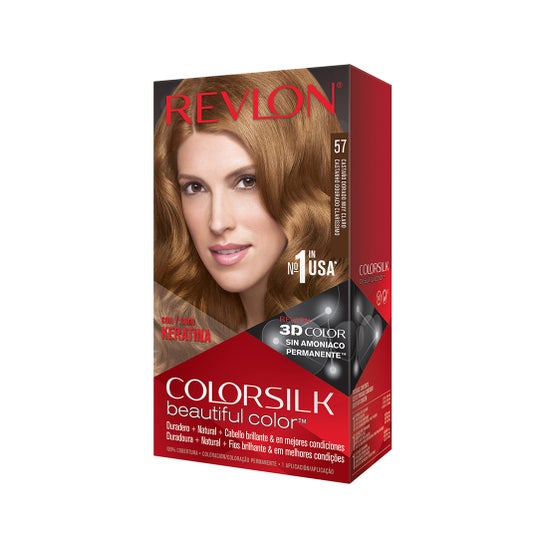 Revlon Colorsilk 57 Kit Colorsilk Castanho Dourado Muito Leve