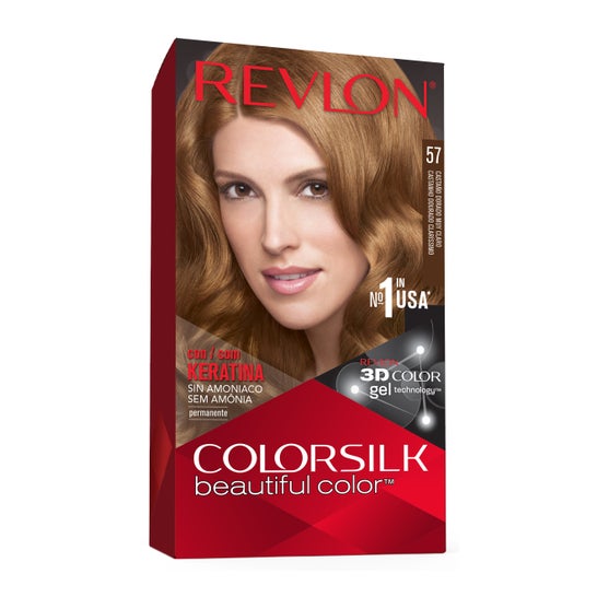 Revlon Colorsilk 57 Kit Colorsilk Castanho Dourado Muito Leve
