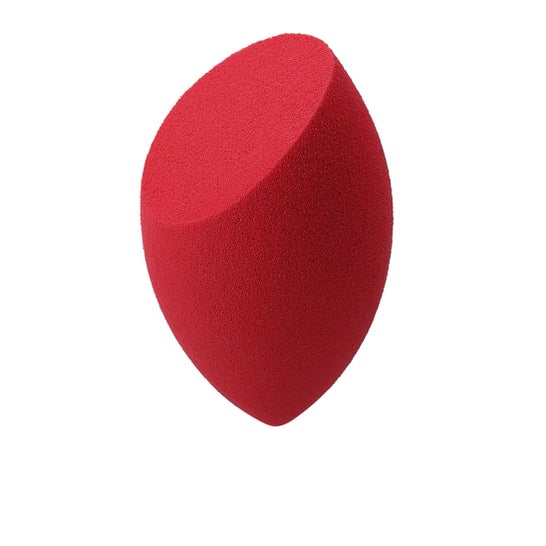 Kashōki Olive Cut Makeup Sponge Red 1ud