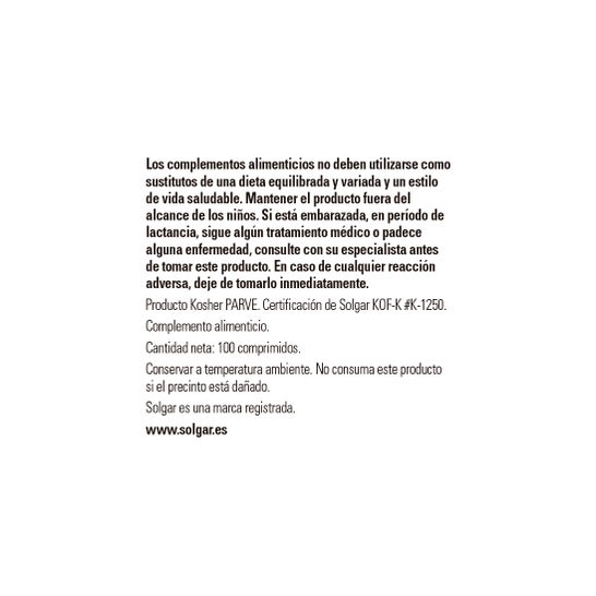 Aba Solgar Vitamina B1 10.