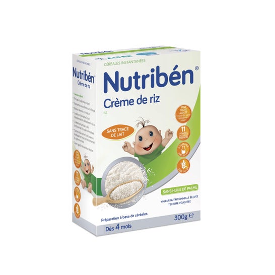 Creme de Arroz sem Glúten Nutriben Crales 300g