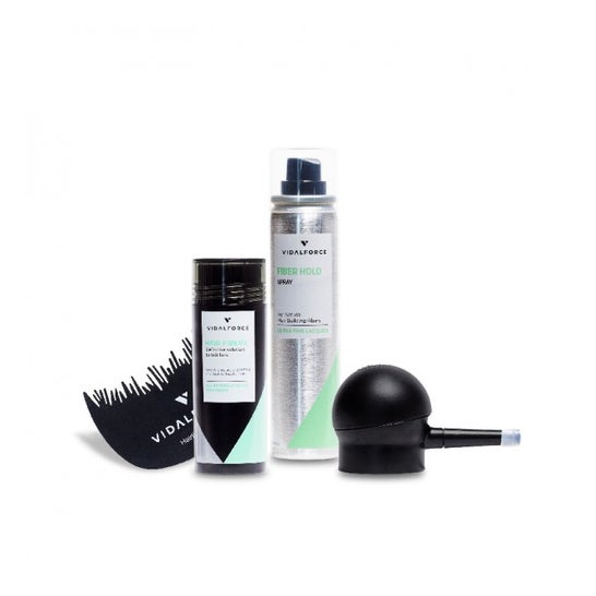 Vidalforce Starter Kit Fibras Capilares 27,5G + Fixador + Bomba + Otimizador