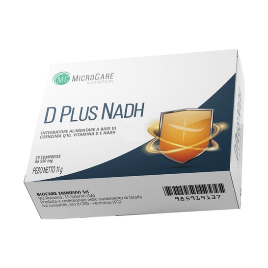 Biocare Emmevvi Microcare Nutrition D Plus Nadh 20comp