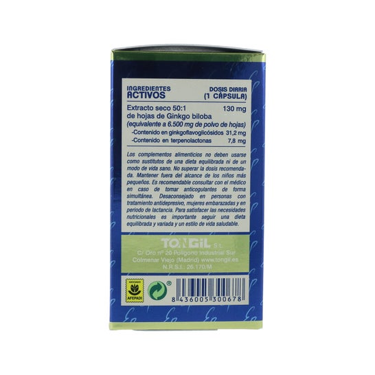 Tongil Estado Puro Ginkgo 40 Cápsulas