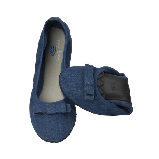 Scholl Ballerina Pb Denim Tamanho 35-36 1 Unidade