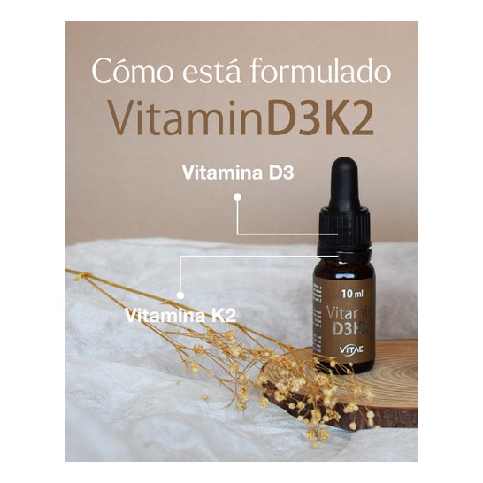 Vitae Vitamin D3 K2 10ml