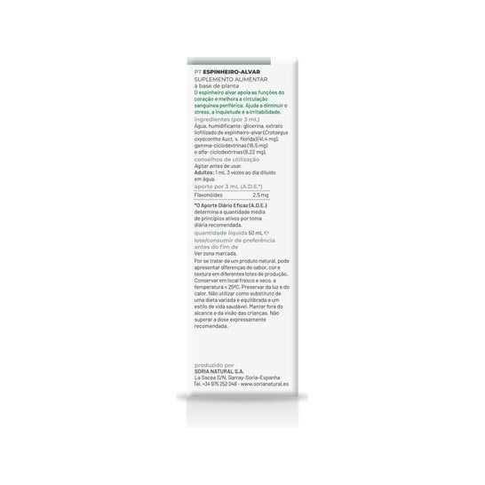 Extracto Espino Blanco Xxi 50ml Soria Na