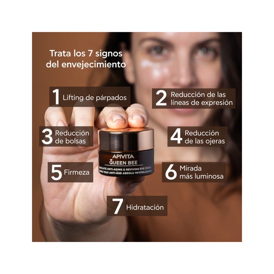 Apivita Queen Bee contorno de olhos holístico 15ml