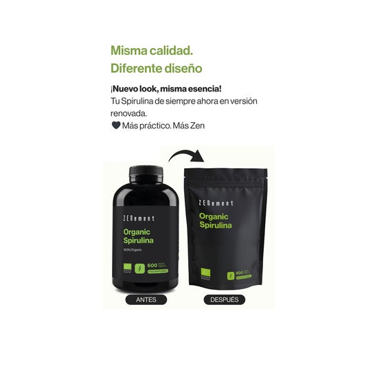 Zenement Espirulina 500mg 1ud