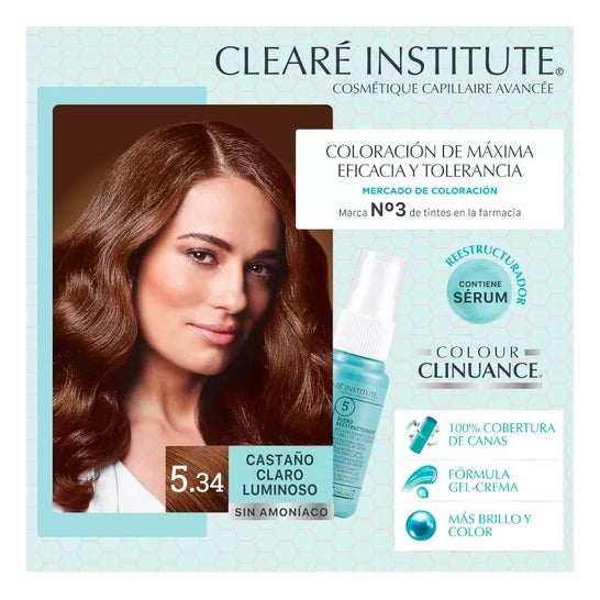 Color Clinuance 5.34 castanha clara brilhante Color Clinuance 5.34 castanha clara brilhante