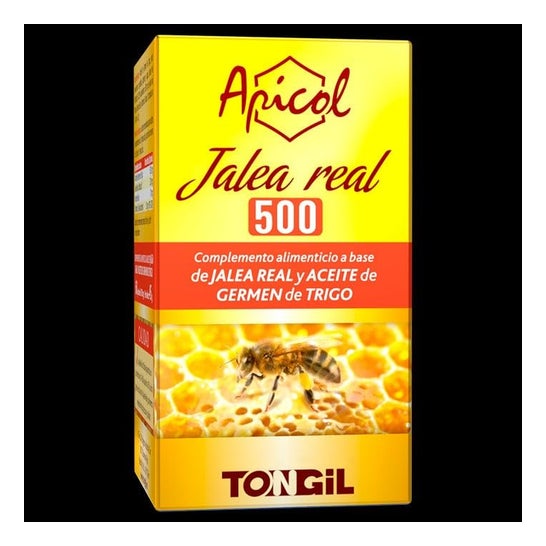 Tongil Apicol  Jalea Real 500  60 Perlas Tongil Apicol  Jalea Real 500  60 Perlas