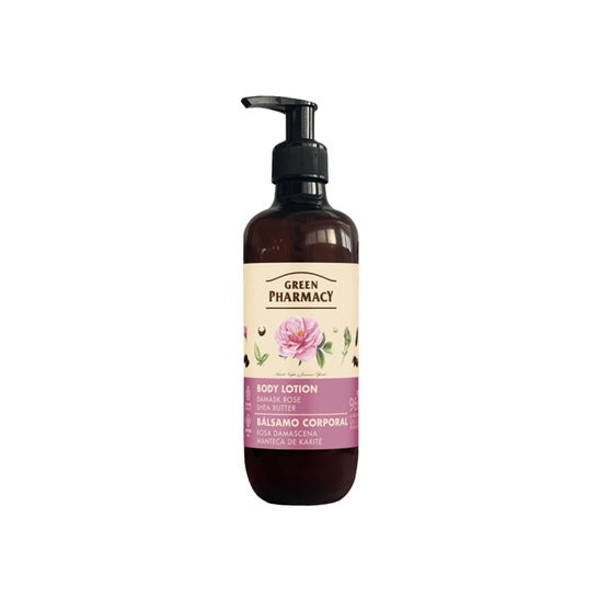 Green Pharmacy Loção Corporal Rosa de Damasco e Karité 400 ml