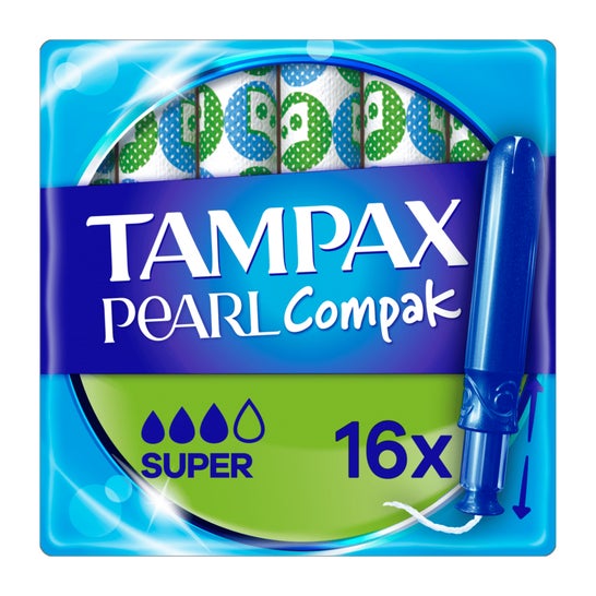 Tampax Compak Pearl Super 16 pcs