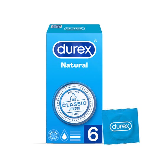 Preservativos Durex ™ Natural Plus 6uds