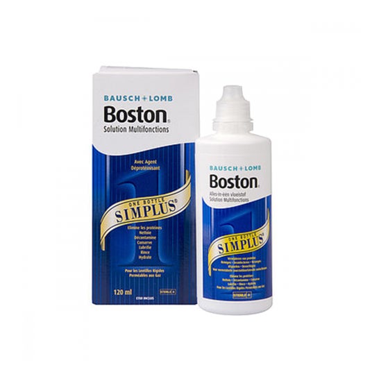 Boston Simplus Solution Nettoyant Lentilles 120ml