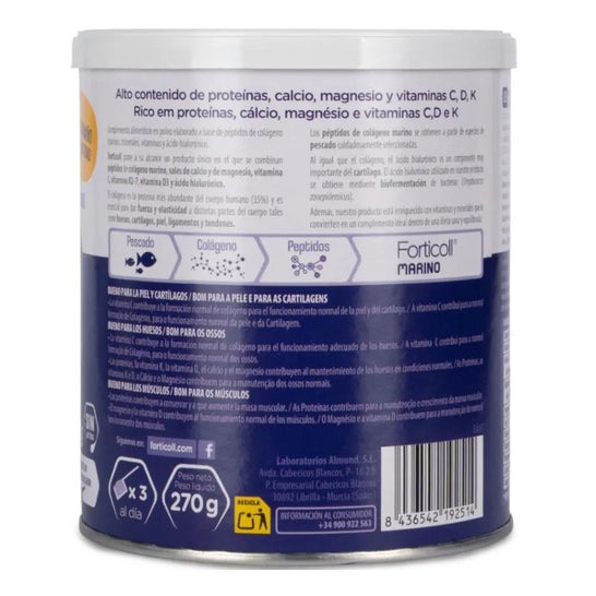 Forticoll de colágeno marinho 270g Forticoll de colágeno marinho 270g