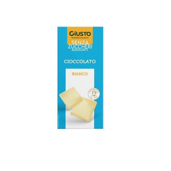 Giusto Chocolate Blanco Sin Azúcares Añadidos 85g