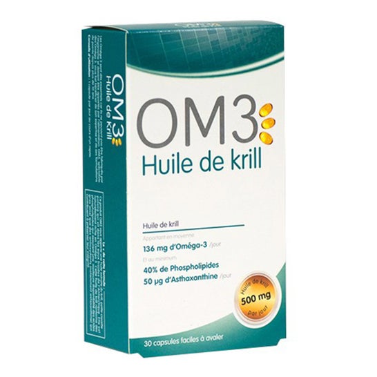 Isodisnatura OM3 Óleo de Krill Óleo 30 cápsulas