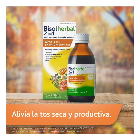 Bisolherbal 2 em 1 Xarope 180 g