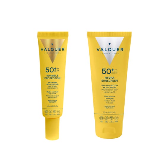 Valquer Pack Solar Facial Invisible SPF50+ + Facial Hydra SPF50