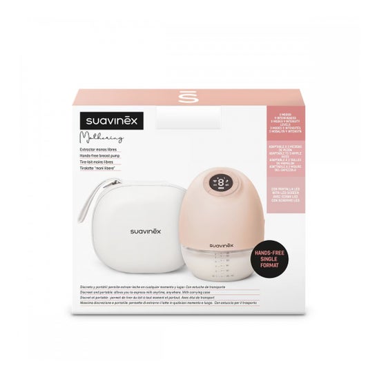Suavinex Pack Bomba Tira Leite Elétrico Mãos Livres