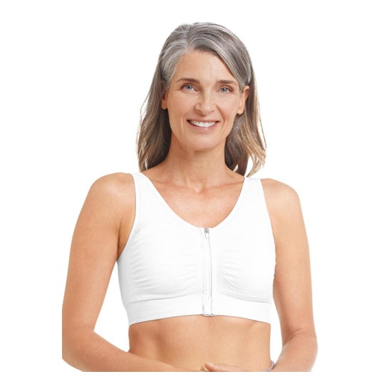 Amoena Sujetador Emilia Zip45013 Blanco Talla 105/110 1ud