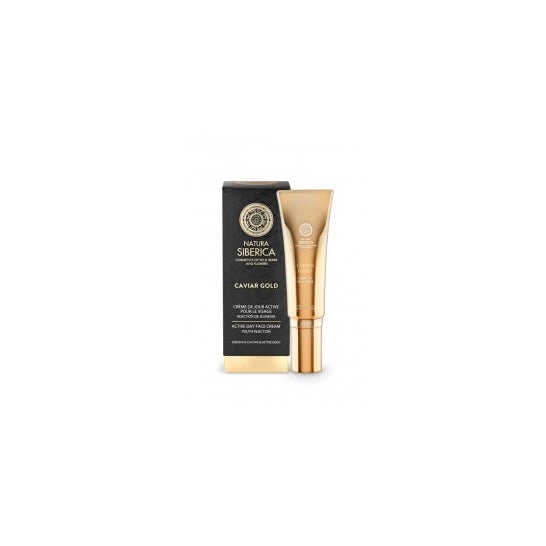 Natura Siberica Caviar Caviar dourado ativo dia creme, injeção jovem 30 ml