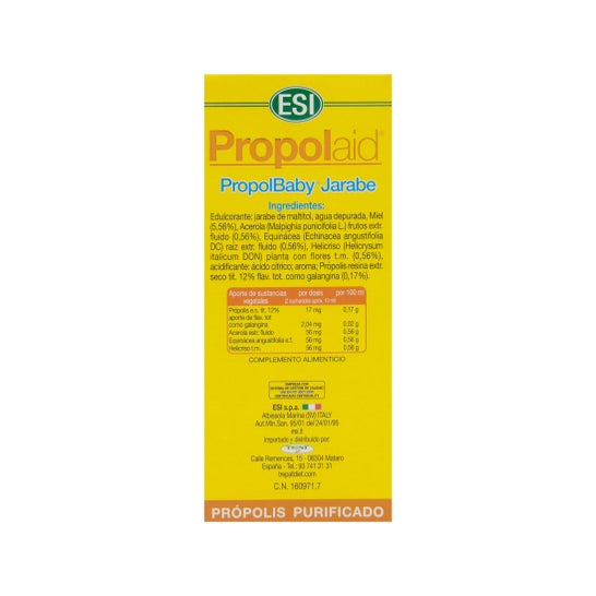 Propolaid Propolbaby calda de morango 180ml