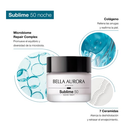 Bella Aurora Sublime Creme Firmador 3 Áreas Noite 50ml