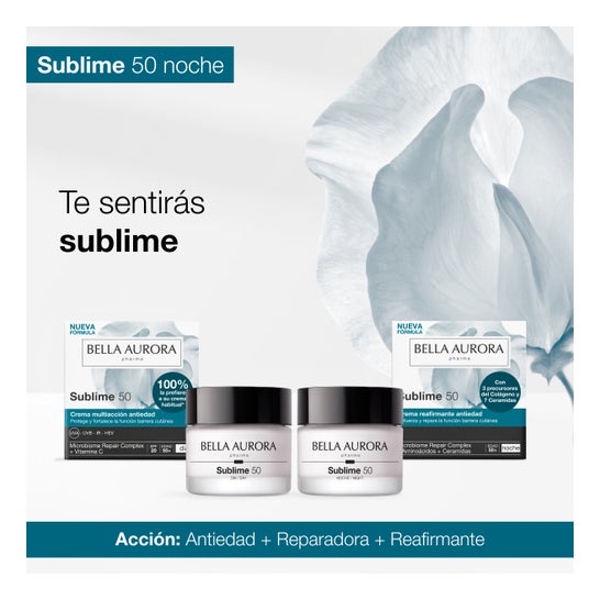 Bella Aurora Sublime Creme Firmador 3 Áreas Noite 50ml