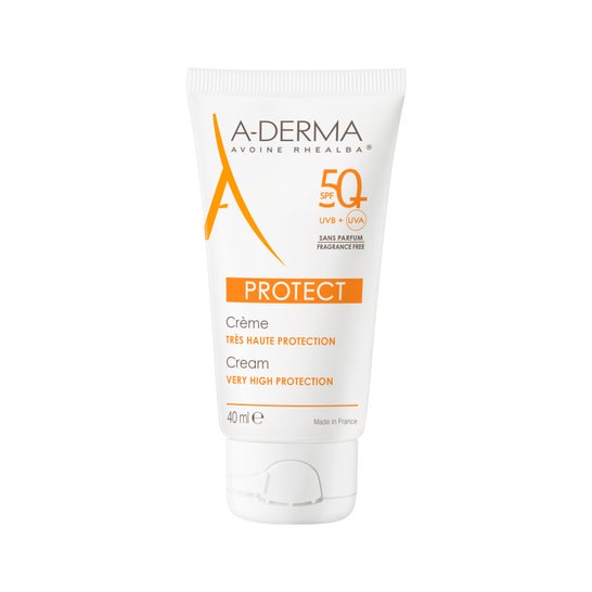 A-Derma Protetor Solar Creme Não Perfumado SPF50+ 40ml