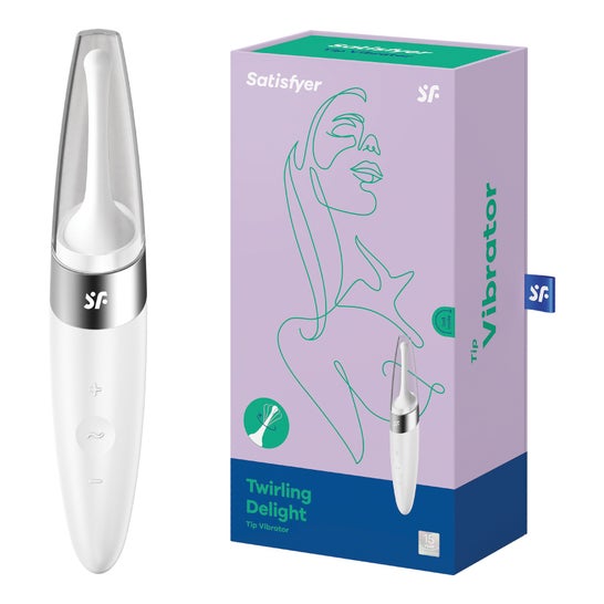 Satisfator Twirling Delight Vibrador Blanco 1ud