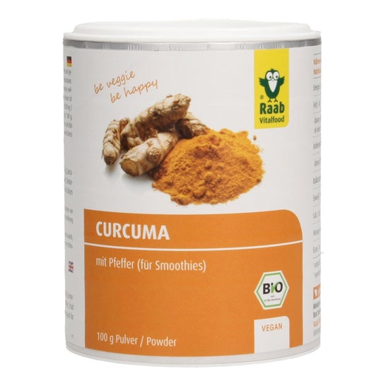 Raab Vitalfood Curcuma com Pimenta em Pó Orgânico 100g