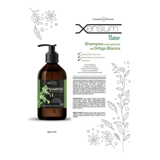 Xensium Nature Extrato de Urtiga Shampoo 500ml