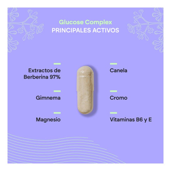 Nutralie Glucosa Complex con Berberina + Cromo + Canela 90caps