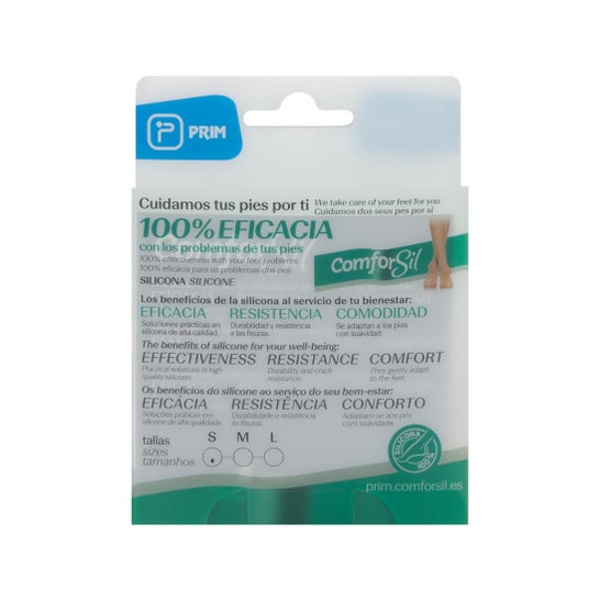 Os ratos de silicone Comforsil tocam os dedos direito e esquerdo TS 2uds