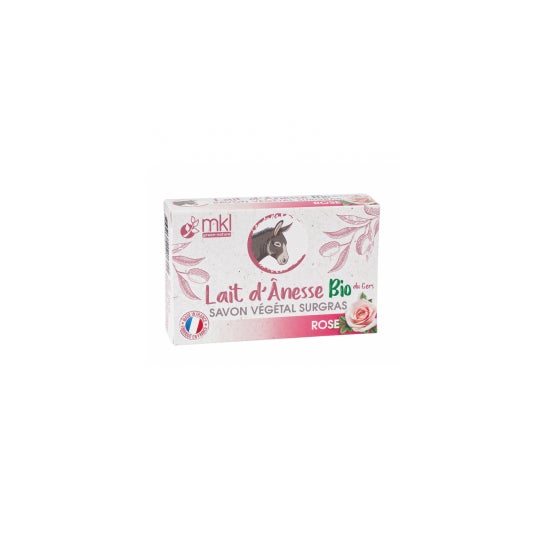Sabonete Mkl Sabonete Vegetal Sabonete Gordo de Leite de Burro Rosa Orgânica 100g