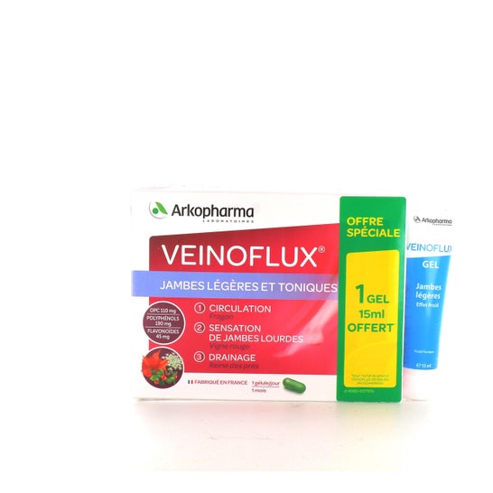 Arkopharma Arkocápsulas Veinoflux 30caps + Veinoflux Gel 15ml