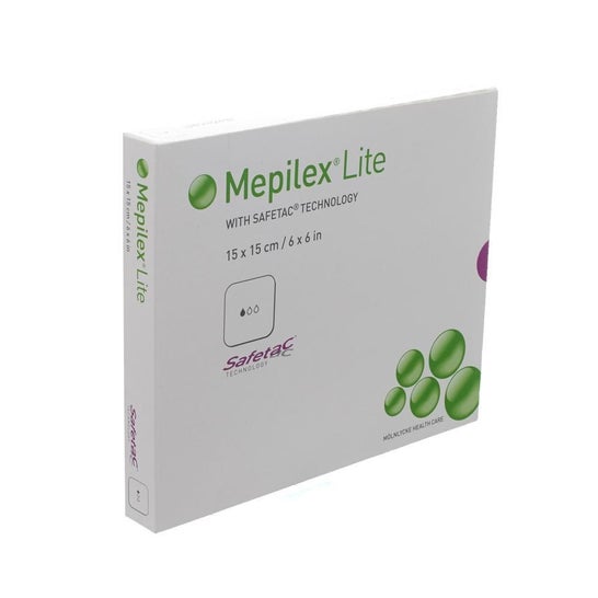 Mepilex Lite Aposito 15x15cm 3uds