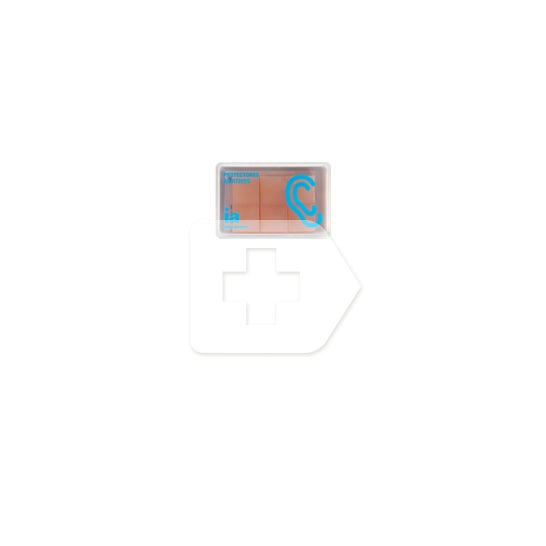 Tampões de silicone moldáveis Interpothek 6pcs