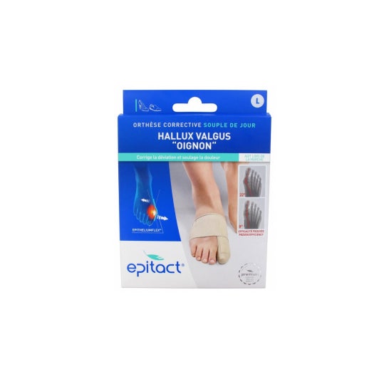 Epitact Hallux Valgus Valgus Onion Orthesis Tamanho correctivo L(23244cm) 1 unidade